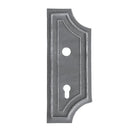 CHAPA PARA PUERTA DERECHA. CON AGUJERO PARA CERRADURA.