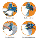 Máquina Multifuncional Canteadora De Pulido Y Rectificadora De Bordes Con Guia 220V 50-60Htz 680W