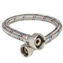 Tubo de abasto  hembra 1/2" X hembra 7/8" X 16" flexible acero inoxidable, NESSATI