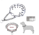 Collar de acero inoxidable para entranamiento para Perros.  Talla S - Razas Pequeñas.