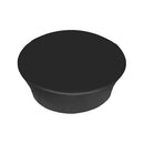 Tapon redonde de 12mm de poliamidad inyectada negra.