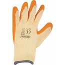 Guantes recubiertos de látex 10"