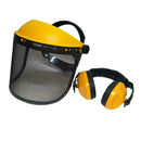 Careta plastica ajustable al impacto con orejera