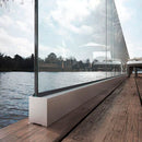 Bloque De Aluminio Para Vidrio 12-12.76 Mm. Usar 2 P/Mt Vidrio. Incluye Tacos.(Se Vende P/Unidad)