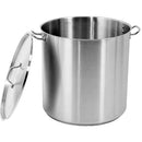 Olla Profunda Con Tapa De Acero Inoxidable (Tamaño: 50 X 50 Cm, Capacidad 98.2 L)