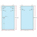 Kit De Herrajes EOLO. Acero Inox Brillante.