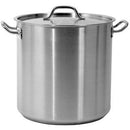 Olla Profunda Con Tapa De Acero Inoxidable (Tamaño: 36 X 36 Cm, Capacidad 36.6 L)