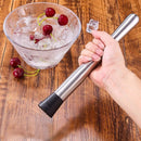 Mortero De Cóctel De Acero Inoxidable.