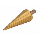 Broca escalonada de acero de 4-32 mm 15 pasos espiga 10mm