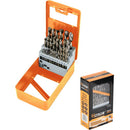 Juego de Brocas para metal Hexagonales de Titanio 29 Pzas