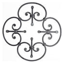 Rosón Artístico De Hierro Forjado Diámetro: Ø 440 Mm; Barra Circular: Ø 10 Mm