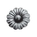 Flor artística de hierro forjado Diámetro Ø 95 mm; 3mm de espesor.