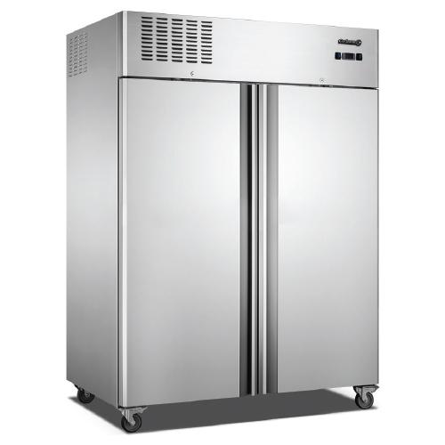 Refrigerador 2 puertas 1480*828*2050mm 1350 Refrig R134a-0°C~8°C 6repisas 191KG.Compresor Aleman