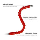 Extension Para Destornillador Flexible Conector Magnetico De 1/4".