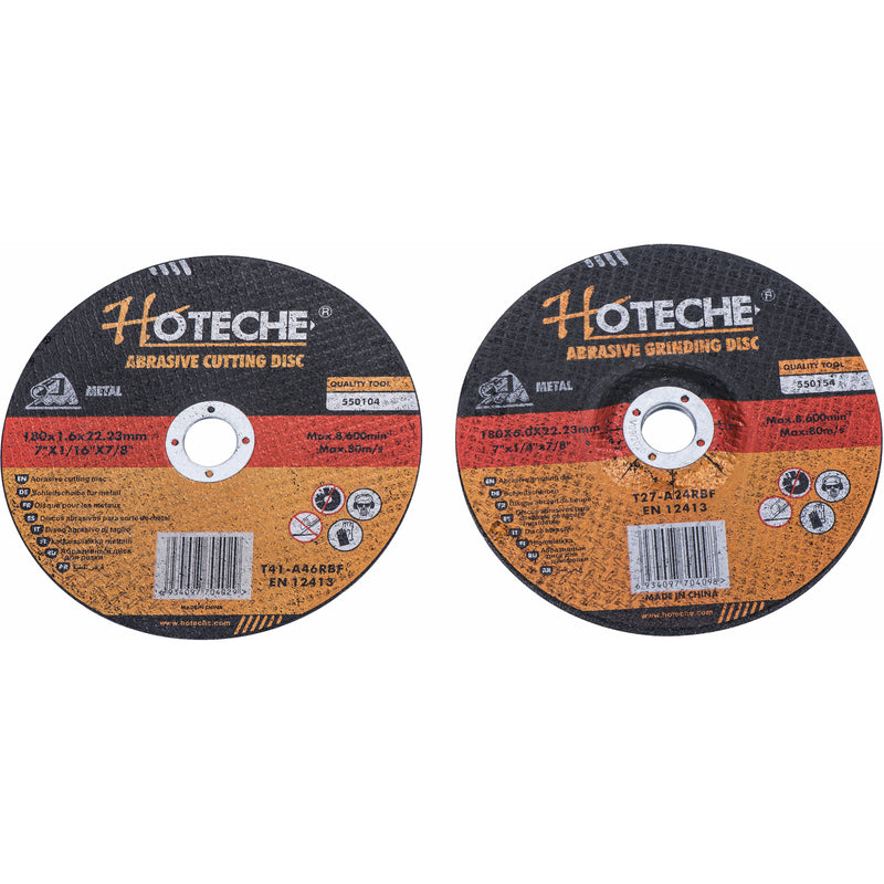 HO-Disco de corte abrasivo para metal / T41-180X1.6X22.23 Mm