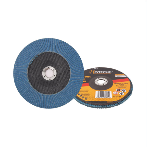 【J29302】Fab Groove / Atlantic Blue Disco Abrasivo Flap de ZIRCONIA 7