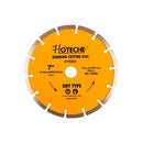 Disco diamantado segmentado (tipo seco) 7"x7/8"