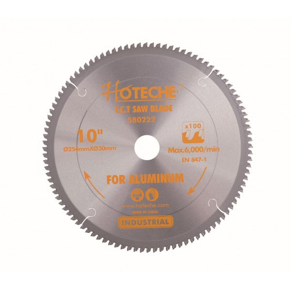Disco para Sierra corte de Aluminio 10"x 30mm x 100T
