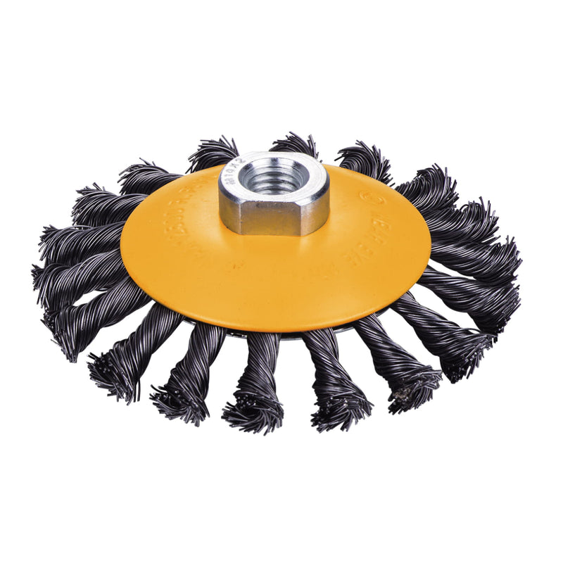 Cepillo Copa Trenzado para esmeriladora 5"