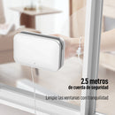 Limpiador de ventanas magnético, color blanco
