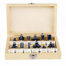 Juego de 12 Pzas de Fresa Broca 1/2" para router