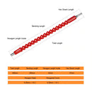 Extension Para Destornillador Flexible Conector Magnetico De 1/4".