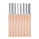 Juego de cinceles  8unds para madera