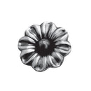 Flor artística de hierro forjado Diámetro Ø 60 mm; 4 mm de espesor.