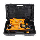 Juego de 5 Pzas Gata Hidraulica, Par de Soportes de Carro 2TON