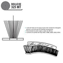 Felpa color negro para ventanas y puertas. Con Fin-Seal. Altura 6 mm. Se vende en Rollo de 350 mts.