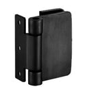 Bisagra para Vidrio Templado a Muro o Perfil. Acabado Negro. Serie EasyOffice