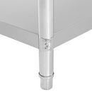 Mesas de trabajo de acero inoxidable. 60 cm x 85 cm.