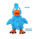 Juguete para Perro con sonido. Pato de Latex. Color Azul.