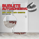 Goma burlete autoadhesivo para puertas, antipolvo antinsectos. 5m x 25 mm