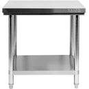 Mesa Inoxidable De Trabajo Central Con Repisa (800 X 700 X H 850 Mm)