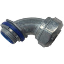 Conector De 90 Tuberia Liquid Tigth  De 1".  Material Zinc.