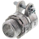 Conector Recto Cajilla Metalica  - Tuberia Greenfield De 3/4".  Material Zinc.