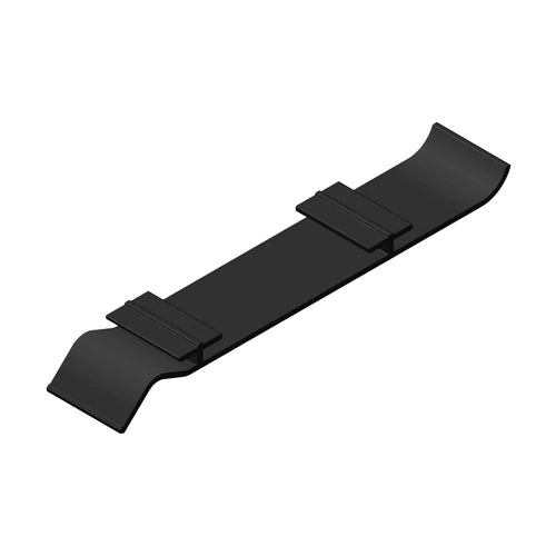 Perfil Para Funcion De Zocalo Rodapie 4" Acabado Negro.