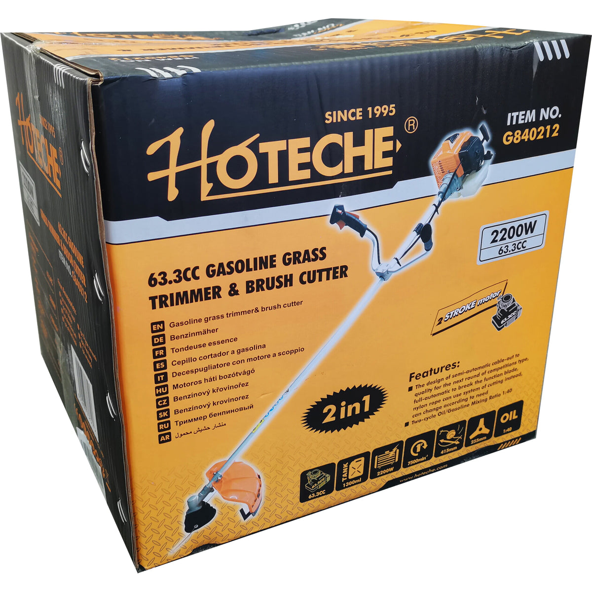 Motoguadaña a gasolina 63.3cc 2200W– Tienda Oficial Carbone Store