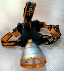 Linterna de cabeza LED 10W con batería litio recargable