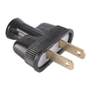 Enchufe Plano Negro 15A 125V