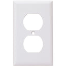 Placa para Tomacorriente Doble Blanca