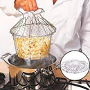 Cesta Plegable De Acero Inoxidable Multiproposito, 23.5X9.5Cm