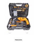 Maletín de Herramientas de 101pcs + Taladro de Impacto de 13 Mm