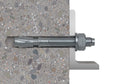 Anclaje de Perno tipo cuña de Acero Galvanizado