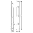 Cierre Perimetral Manual De Tornillo Oculto. Funciona Con Cilindro Y Llave. Incluye Gancho Y Recibir