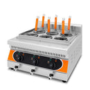 Cocinador De Pasta Electrico 600*580*410Mm 3Kw 110V/60Hz. Para 6 Porciones A La Vez.