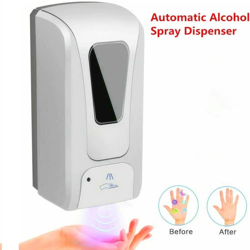 Dispensador Automático Spray Para Alcohol Liquido (Para Instalación A Pared)