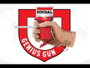 Espuma Expansiva Aislante SOUDAL Genious Gun 600Ml. Modelo Patentado Con Cierre