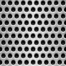 LAMINA PERFORADA HOLLOS 6 MM . 1.35 MM ESPESOR 4X8 PIES.